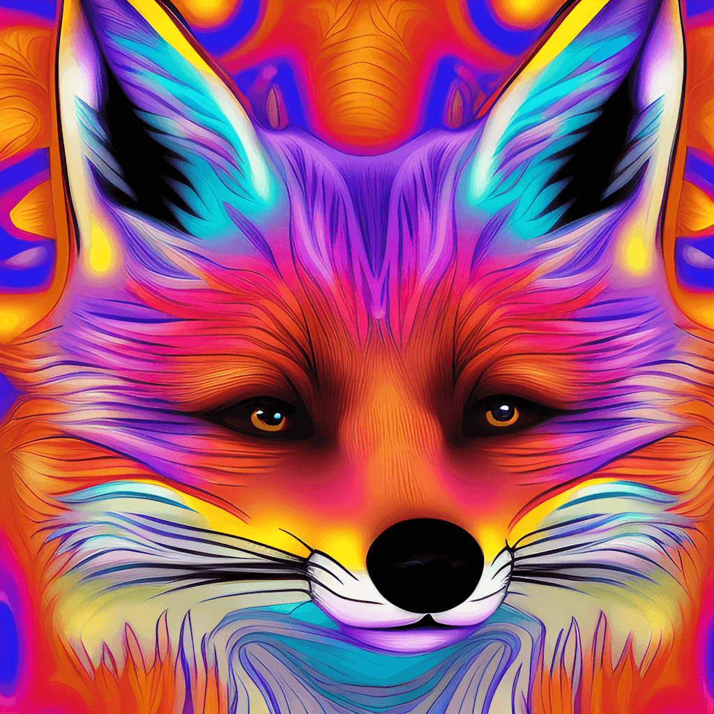 Fox Face 8k Graphic · Creative Fabrica