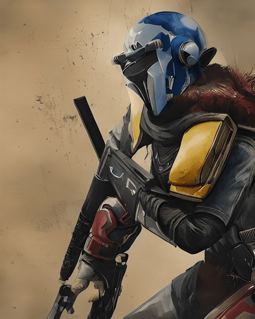 Destiny 2 Guardian Gunslinger Hunter in the Style of Artstation Vitalii ...