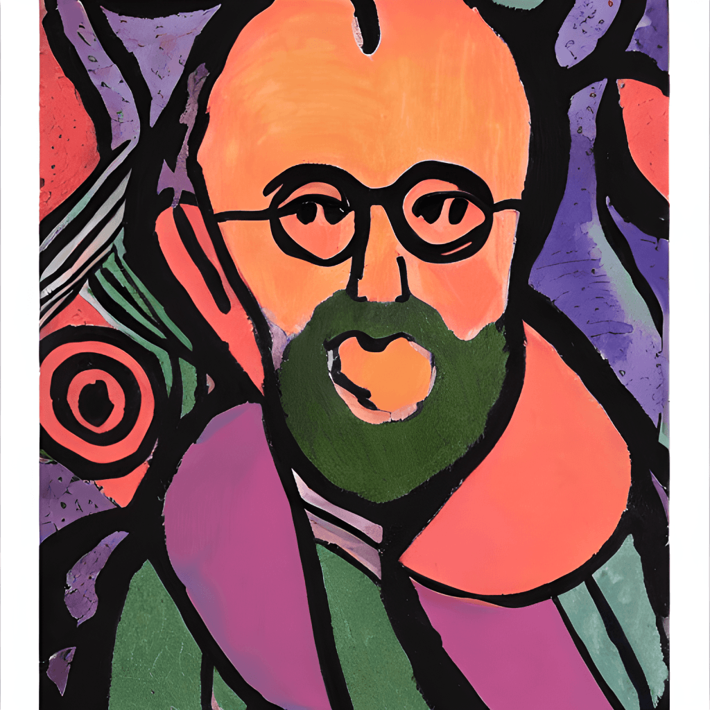 Paper Cut Abstract Portrait Floral Pattern Henri Matisse Poster ...