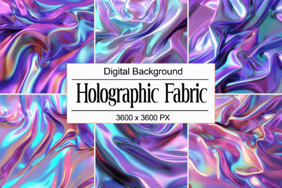 Holographic Fabric Graphic by Pro Designer Team · Creative Fabrica