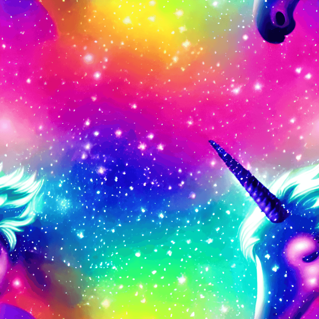 Unicorn Background Fantasy Rainbow Background Vector · Creative Fabrica