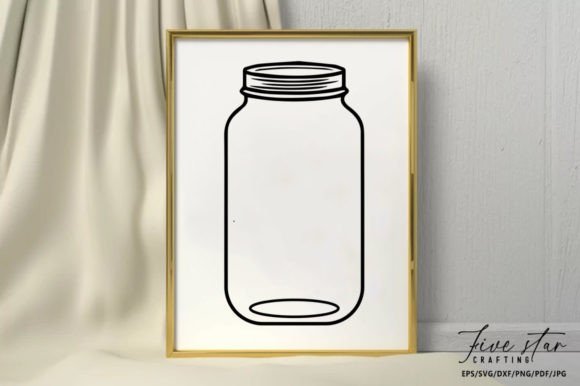 Mason Jar svg - mason jar cut file - mason jar Cricut cut file - mason jar  Silhouette cut file - mason jar clip art - Jelly svg