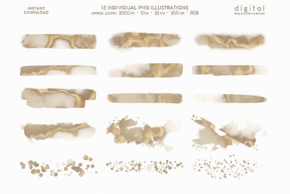 Beige Liquid Gold Ink Backgrounds Graphic by digital.monochromist