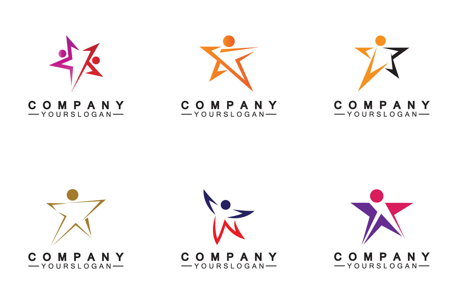 Star People Success Logo and Symbol Graphic by kosunar185 · Creative ...