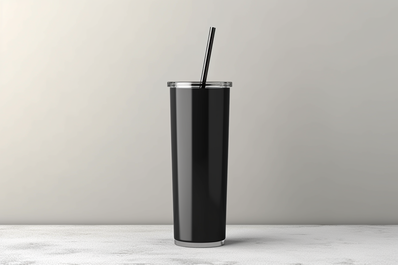 Beautiful Black Tumbler Mockup Graphic by The Design Factory · Creative ...