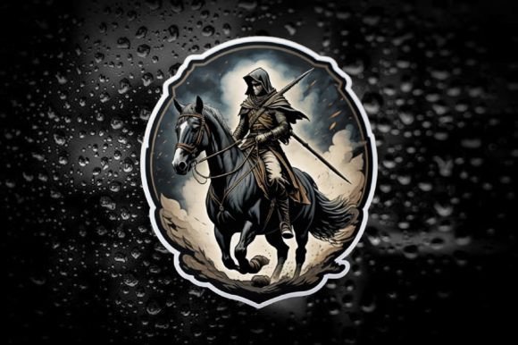 grim reaper on horse wallpaper