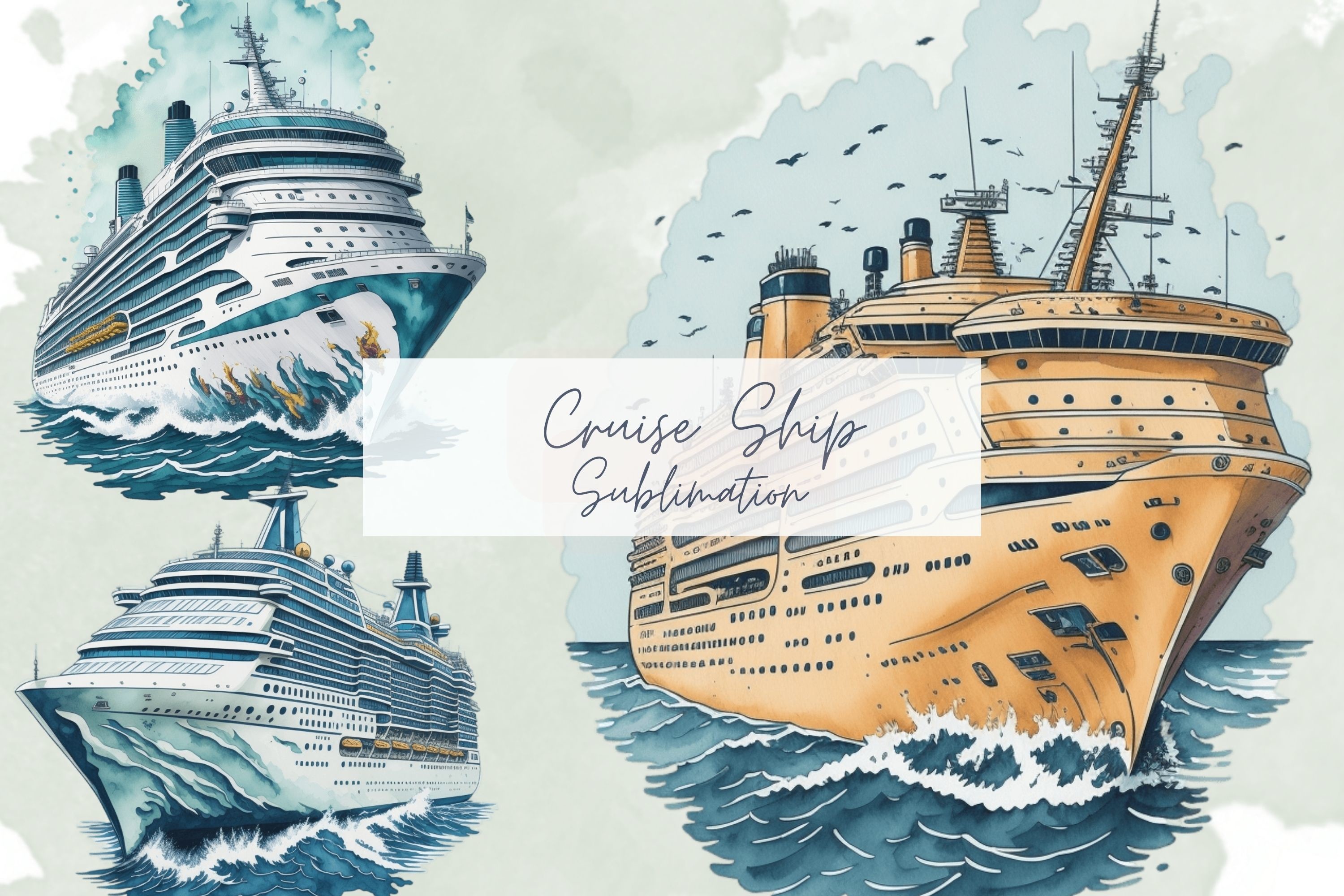 cruise ship sublimation designs
