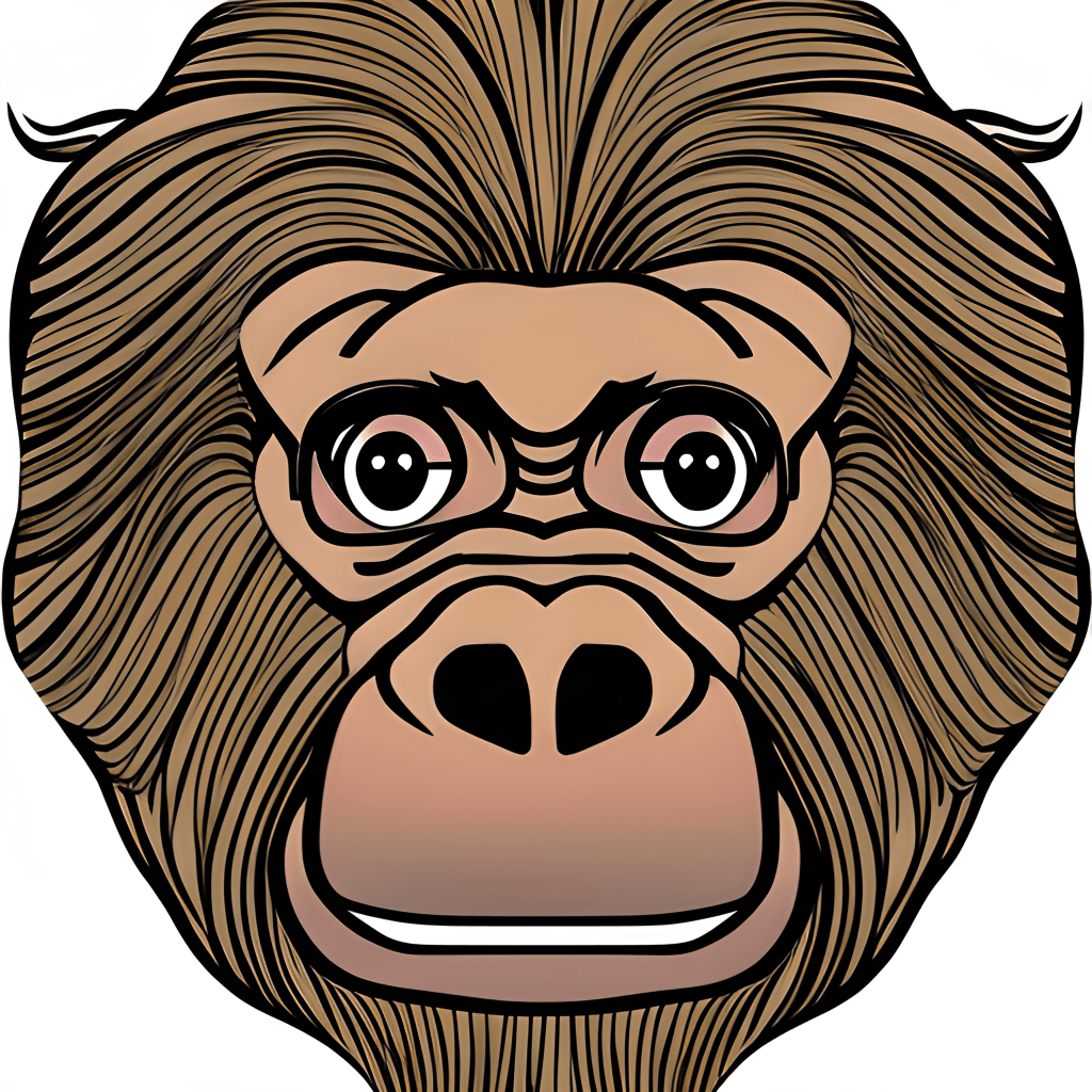 I Want a Vector Image of a Gorilla Cartoon · Creative Fabrica