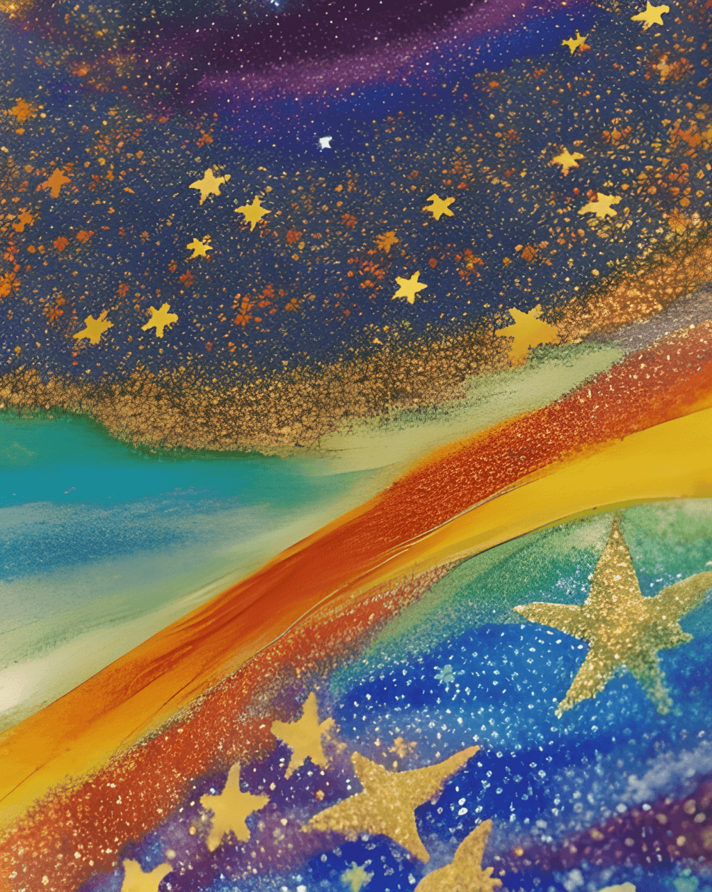 The Little Prince Insanely Detailed Rainbow Hanging in Space · Creative ...