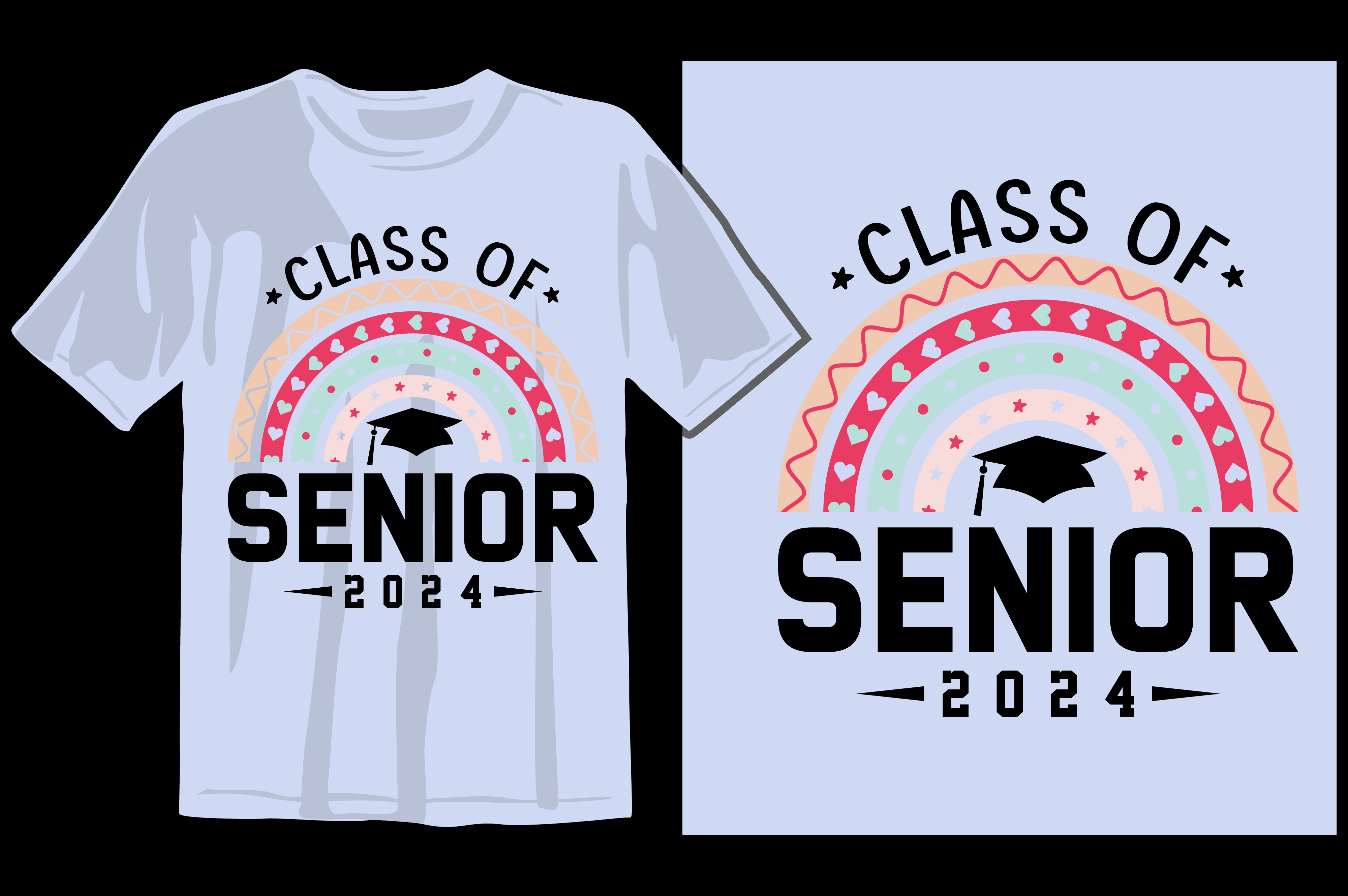 Senior 2024 CLASS of 2024 Graduation SVG Graphic by Ya_Design Store