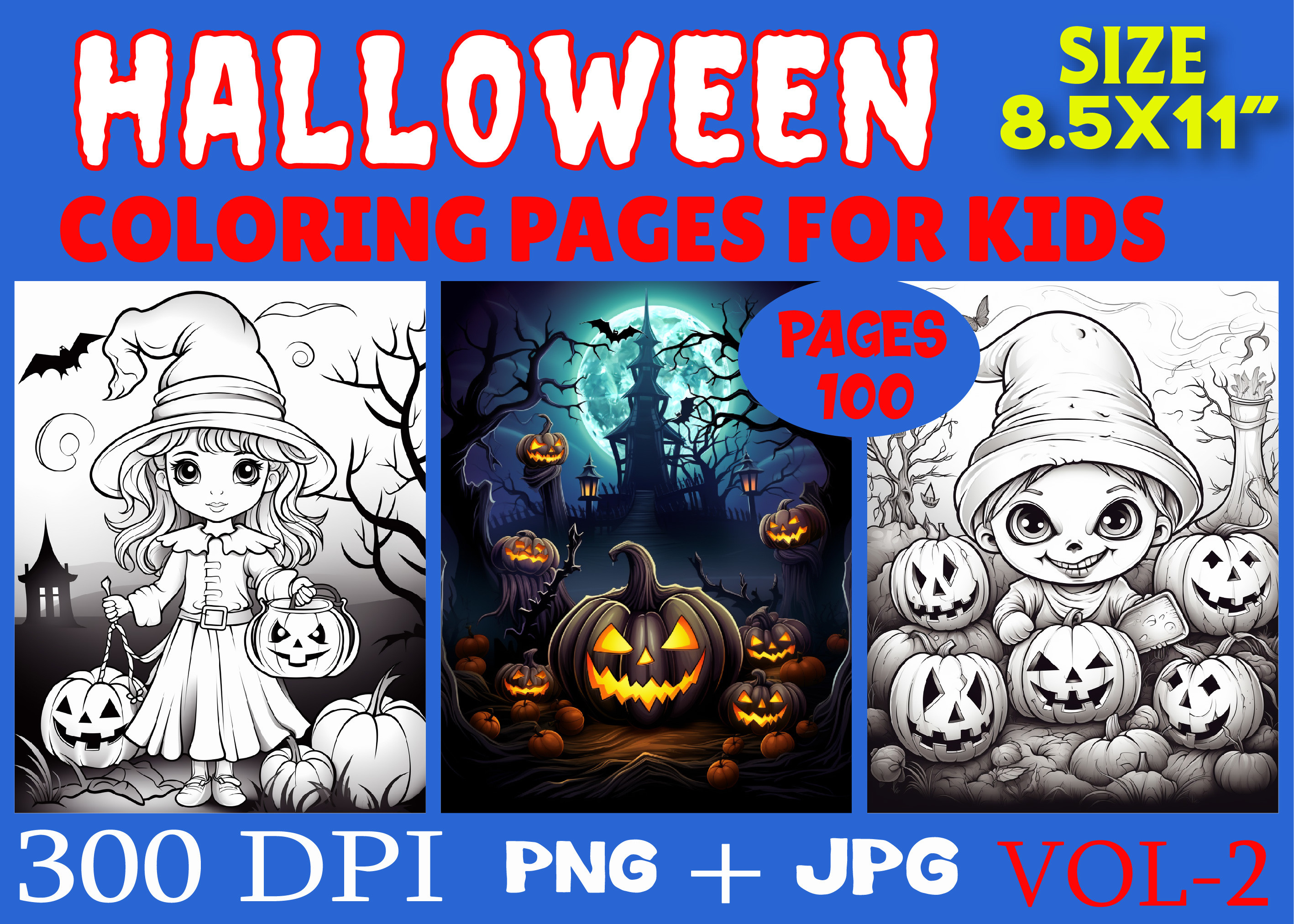100-halloween-coloring-pages-for-kids-graphic-by-art-zone-creative-fabrica