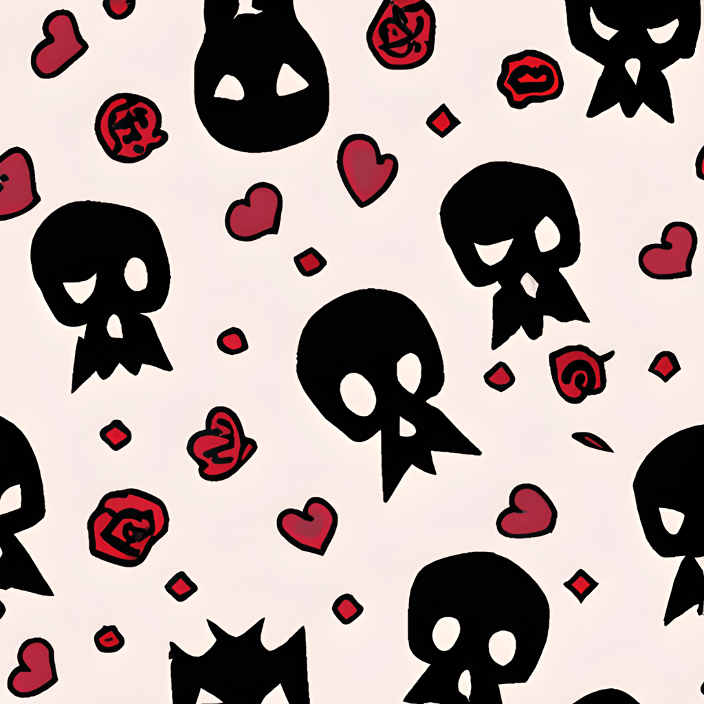 Emo Pastel Goth Aesthetic Wallpaper Background · Creative Fabrica