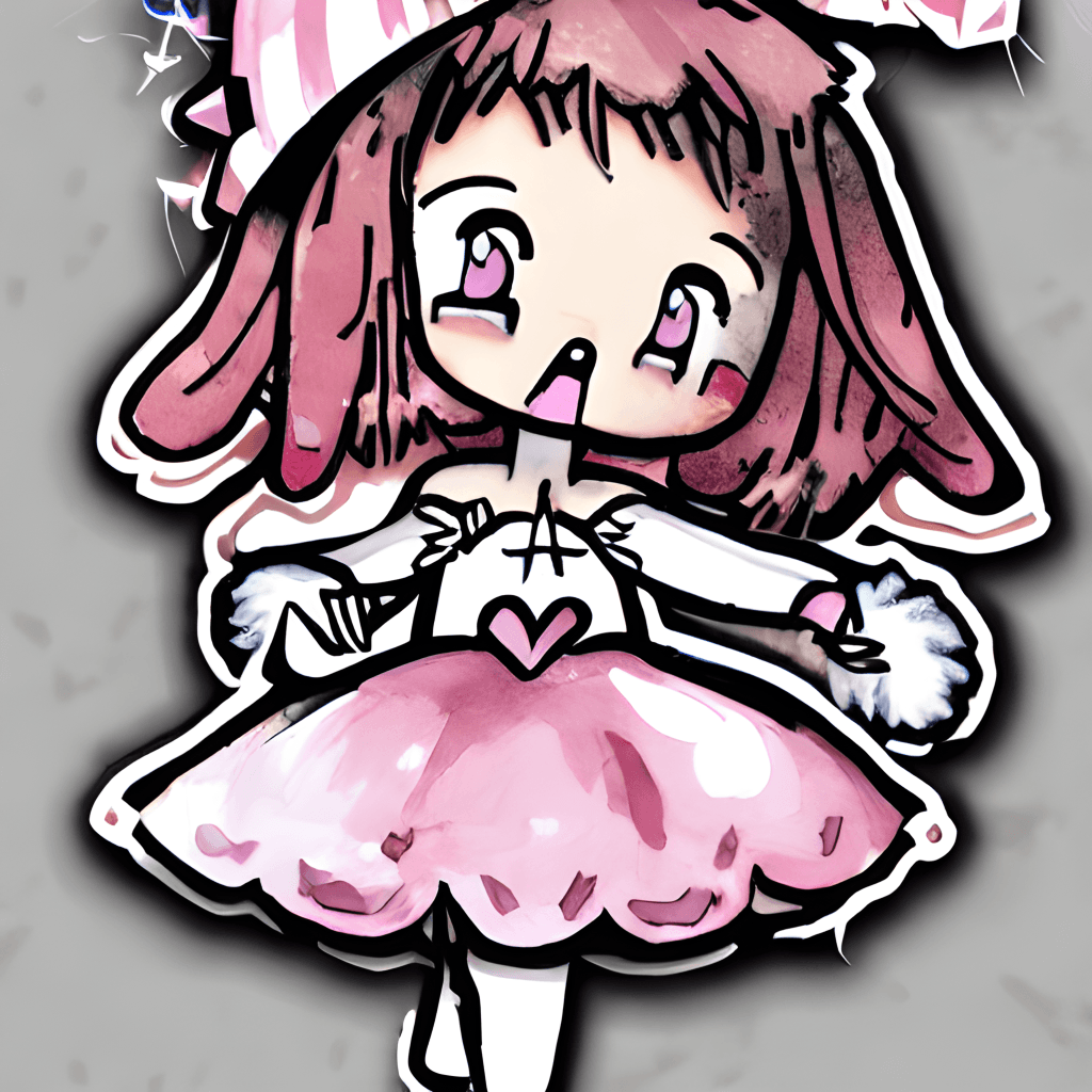 Candy Fairy Character Sticker Set