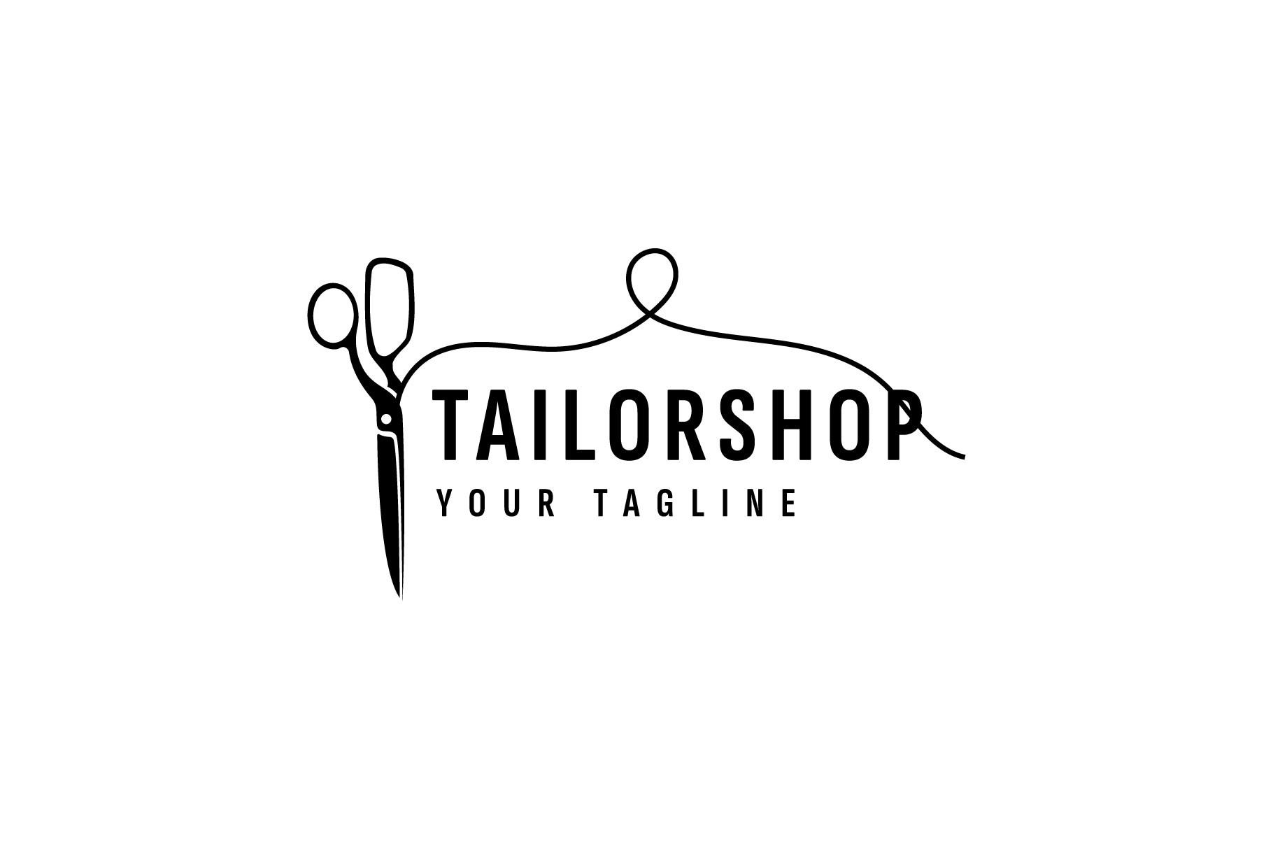 Tailor Logo Vector Icon Illustration Graphic by Dyn Studio · Creative ...