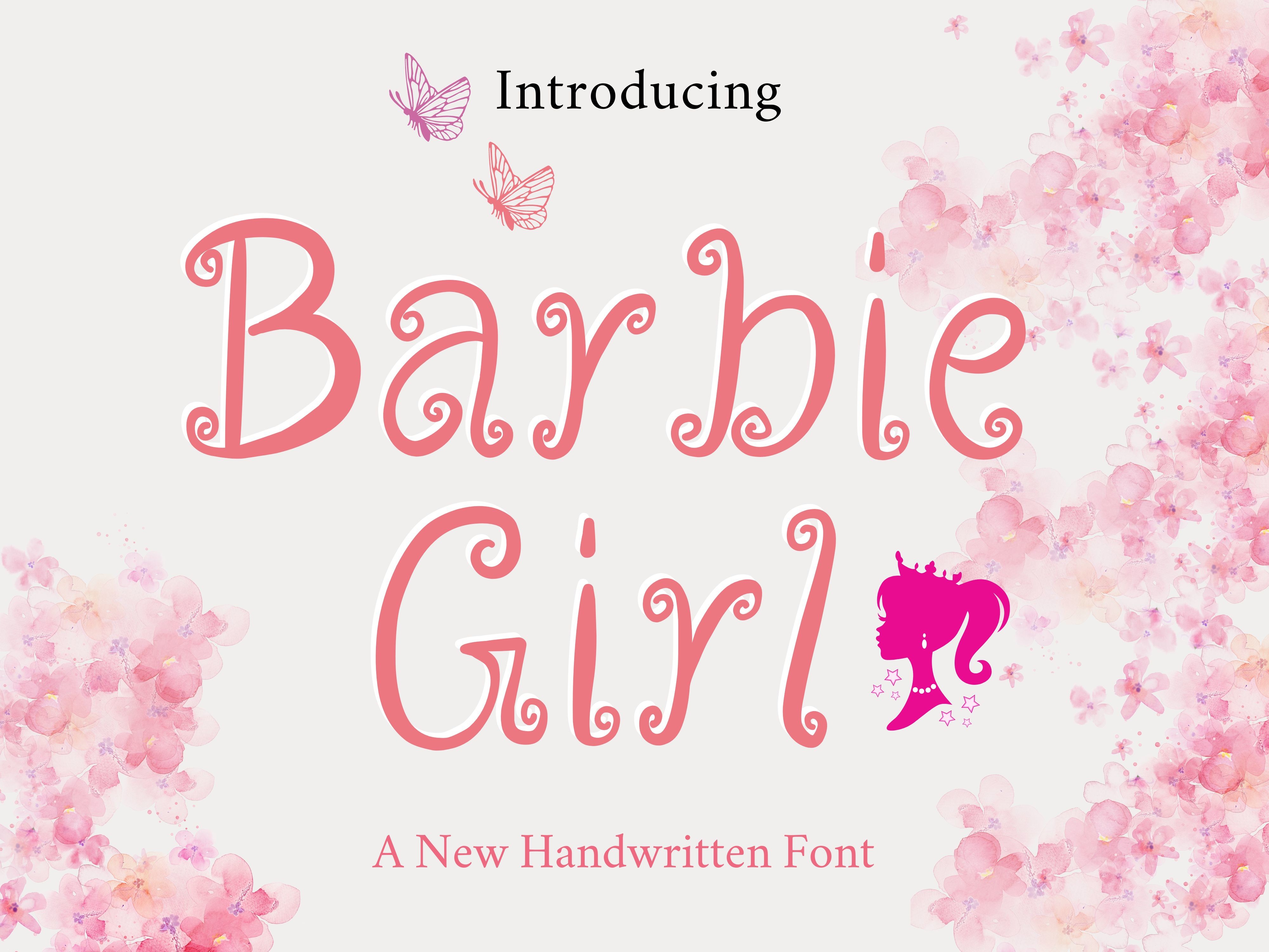 Barbie Girl Font by KissmeDiary · Creative Fabrica