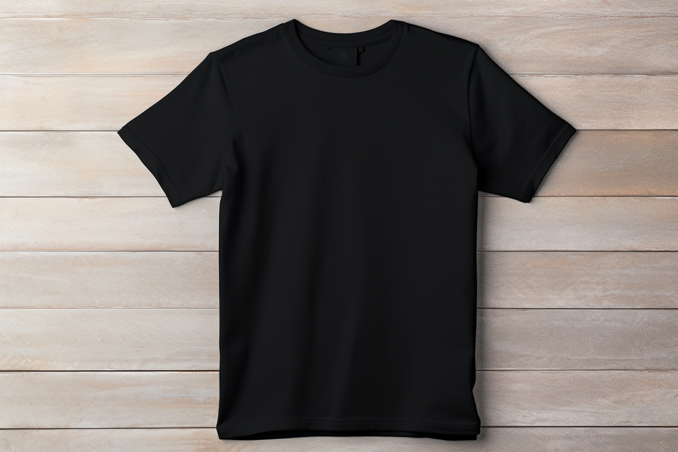 Black T-Shirt Mockup Graphic by Illustrately · Creative Fabrica