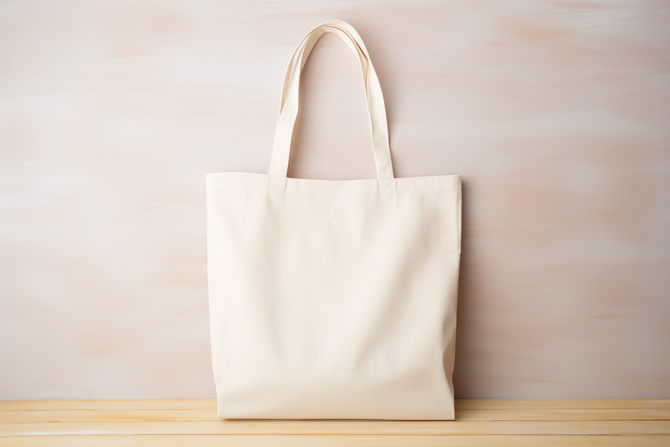 Cream Tote Bag Mockup Graphic by Illustrately · Creative Fabrica