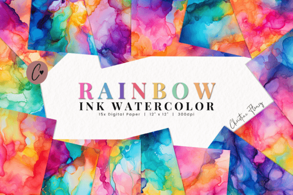 Rainbow Color Louis Vuitton Design Wallpaper Photograph · Creative Fabrica