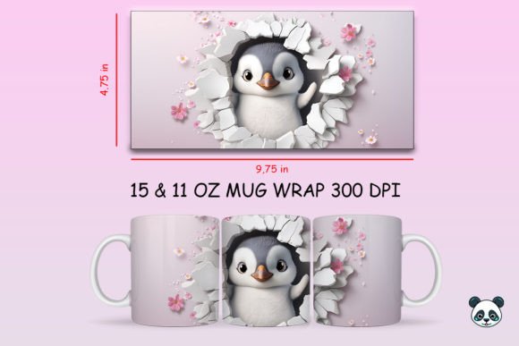 Cute penguin sleeping - Penguin - Mug