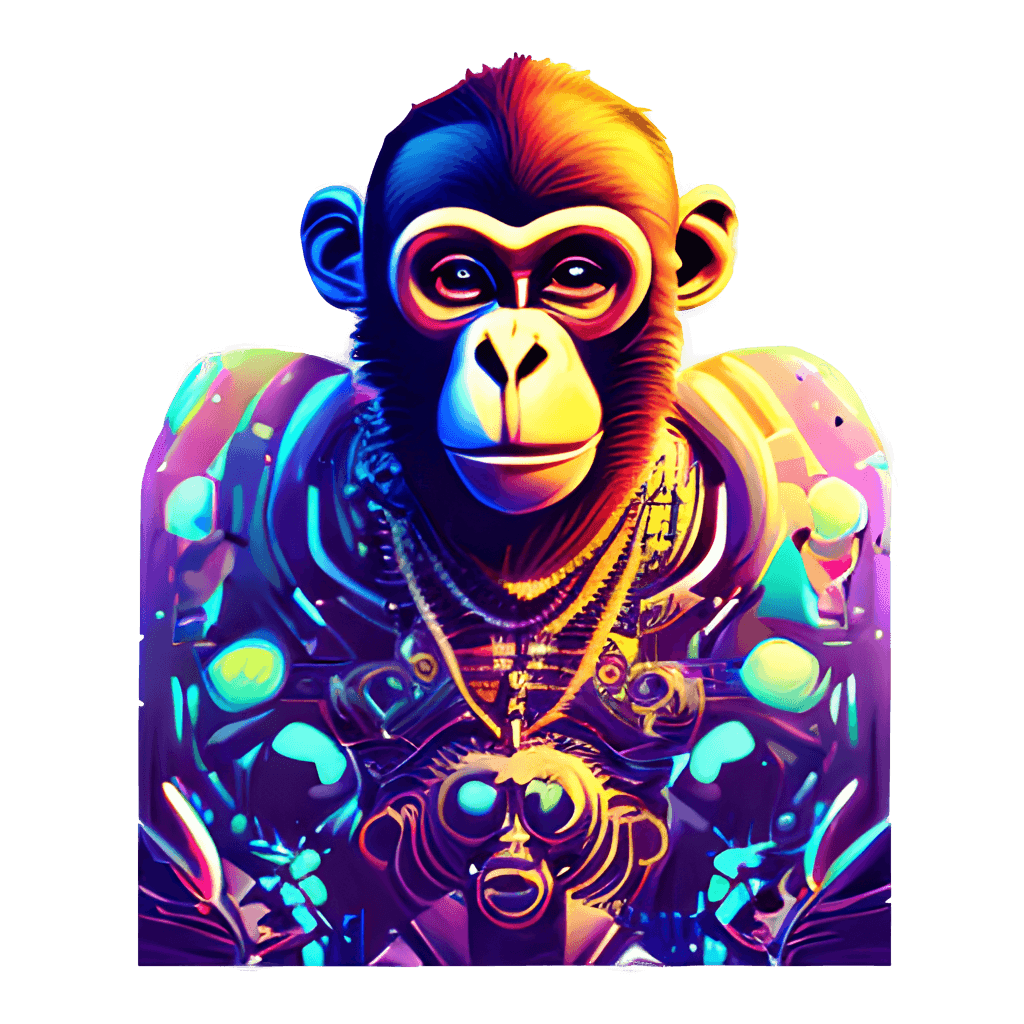 Cyberpunk Monkey Graphic · Creative Fabrica