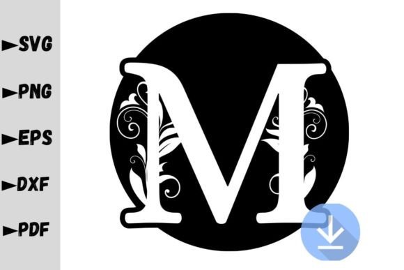 Monogram Letter M, Monogram SVG Graphic by Jada Boutique Design ...
