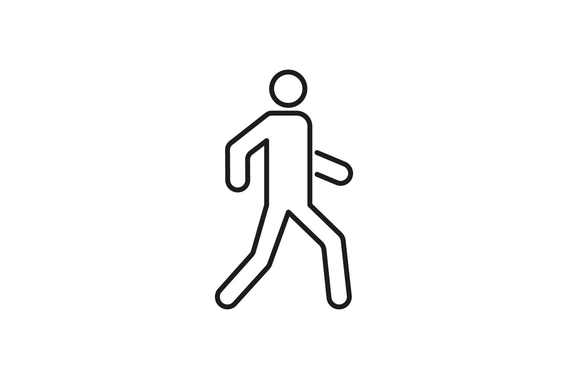 Pedestrian Sign, Man Walking Icon Graphic by anttonio.vitalievich ·  Creative Fabrica