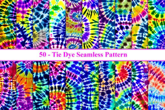 Tie Dye Seamless Pattern Graphic by Fstock · Creative Fabrica