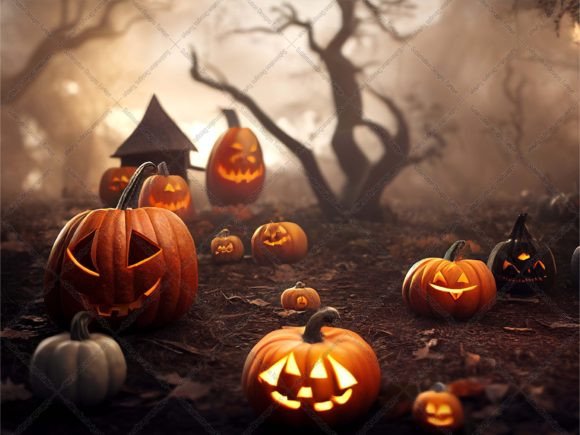 Halloween Background Wallpaper Graphic by sublimation.designs.tr