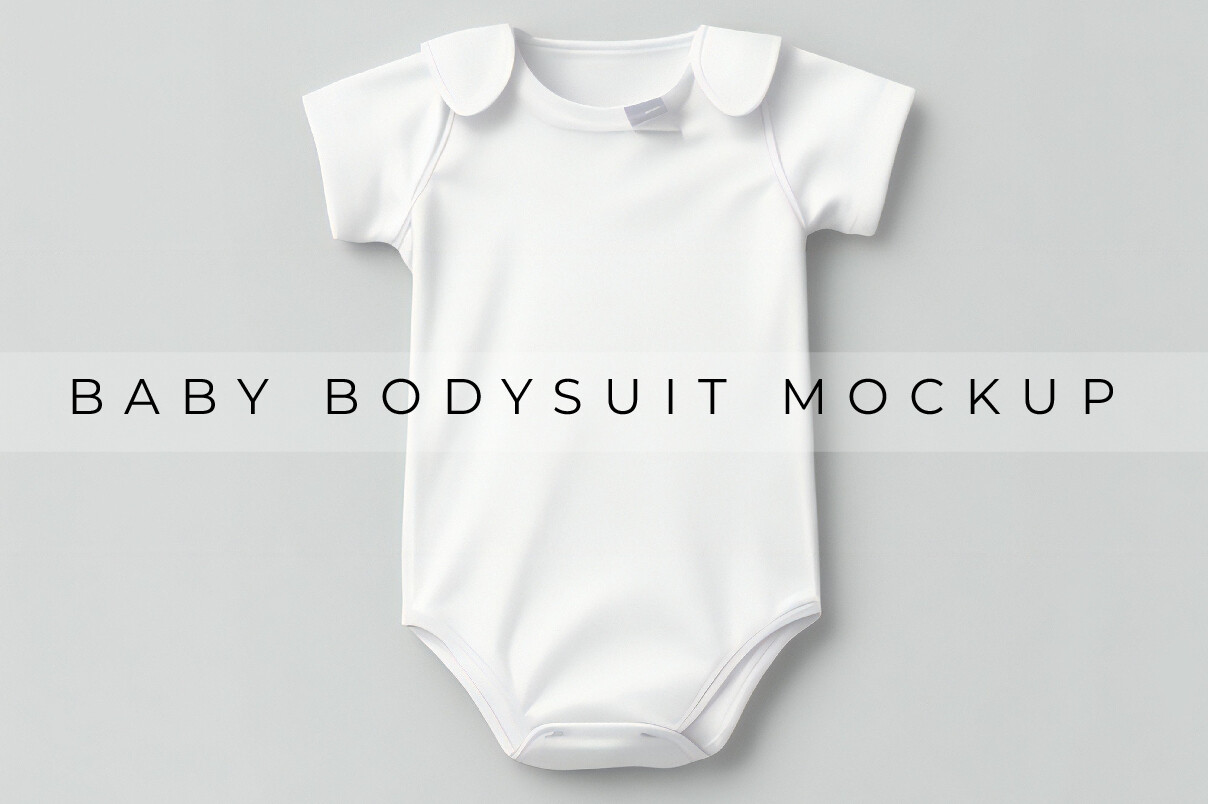 Kids Tshirt Mockup Baby Bodysuit Mockup Graphic by srempire