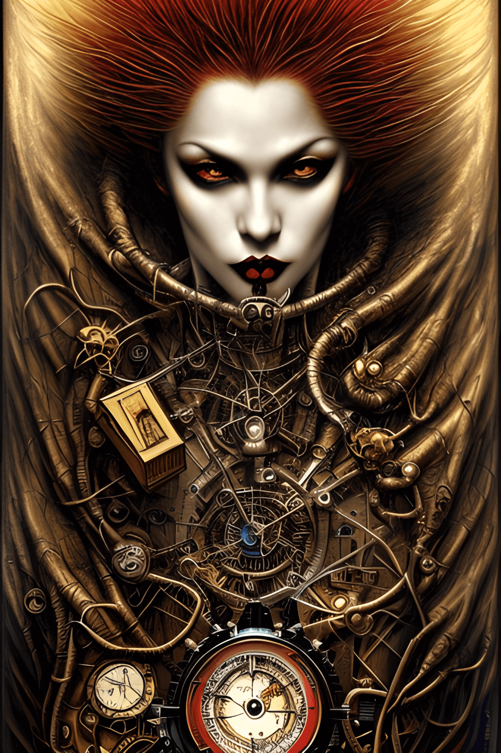 Ultra Detailed Vampire Comic Poster Fantasy Art · Creative Fabrica