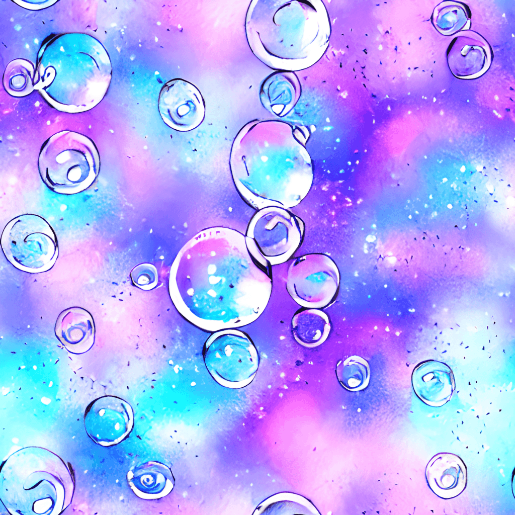 Whimsical Stunning Illustration of the Texture of Bubbles Watercolor ...
