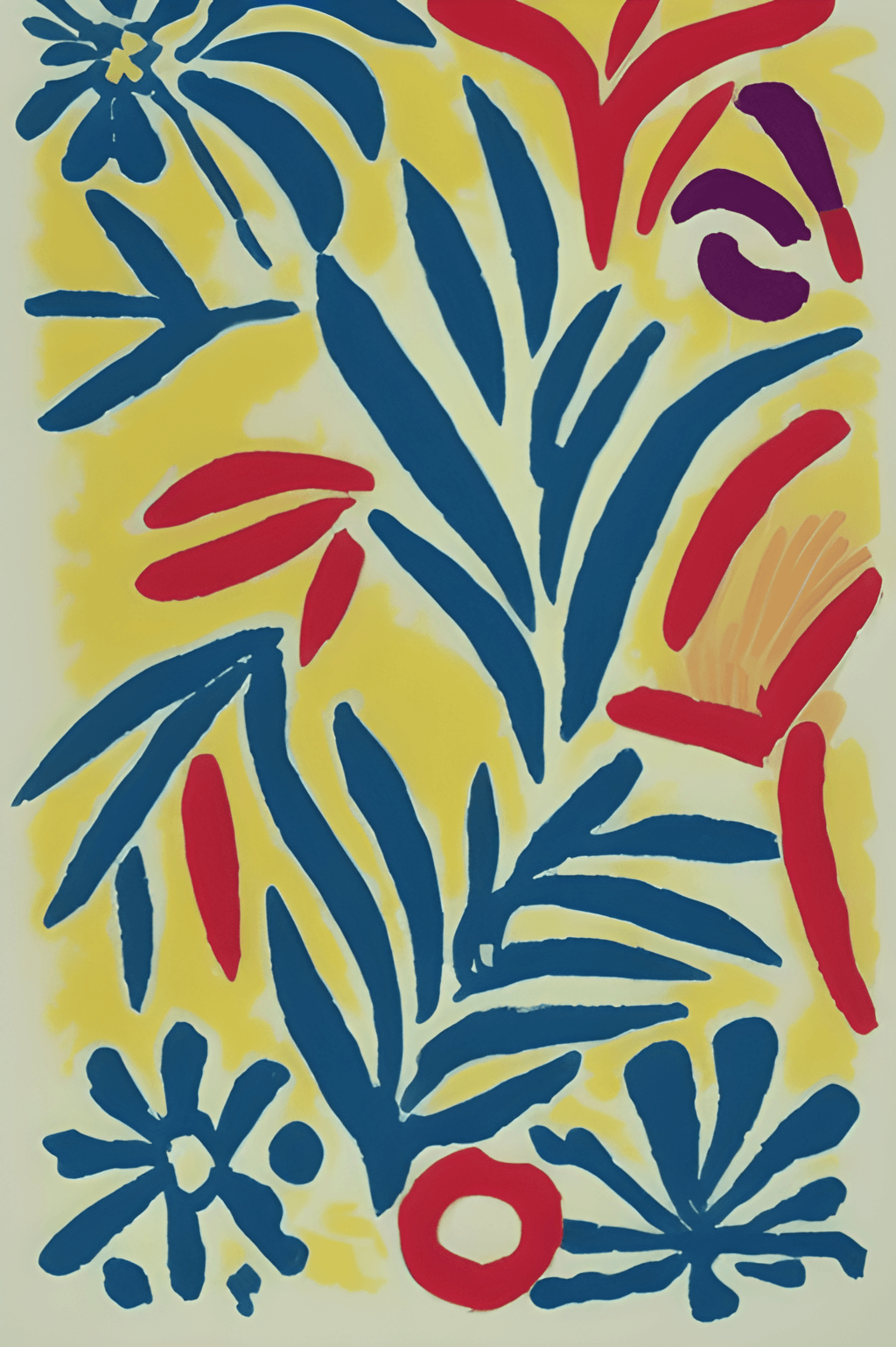 Beautiful Paper Cut Patterns by Henri Matisse · Creative Fabrica