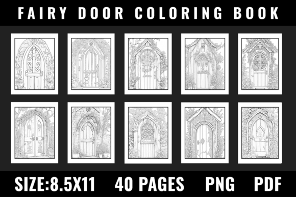 Doors – Páginas para colorir e livros em PDF in 2023