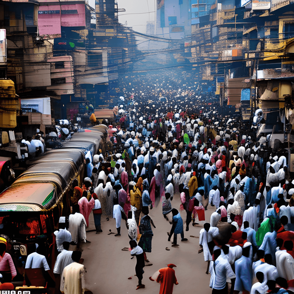 Mumbai Street Scene · Creative Fabrica