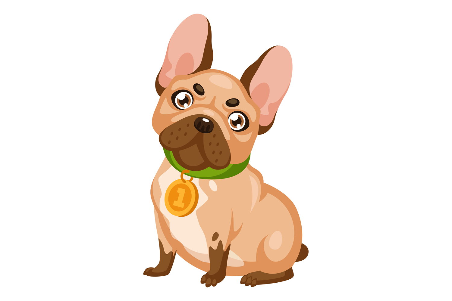 French Buldog Cartoon Icon. Cute Dog Cha Graphic by vectorbum ...