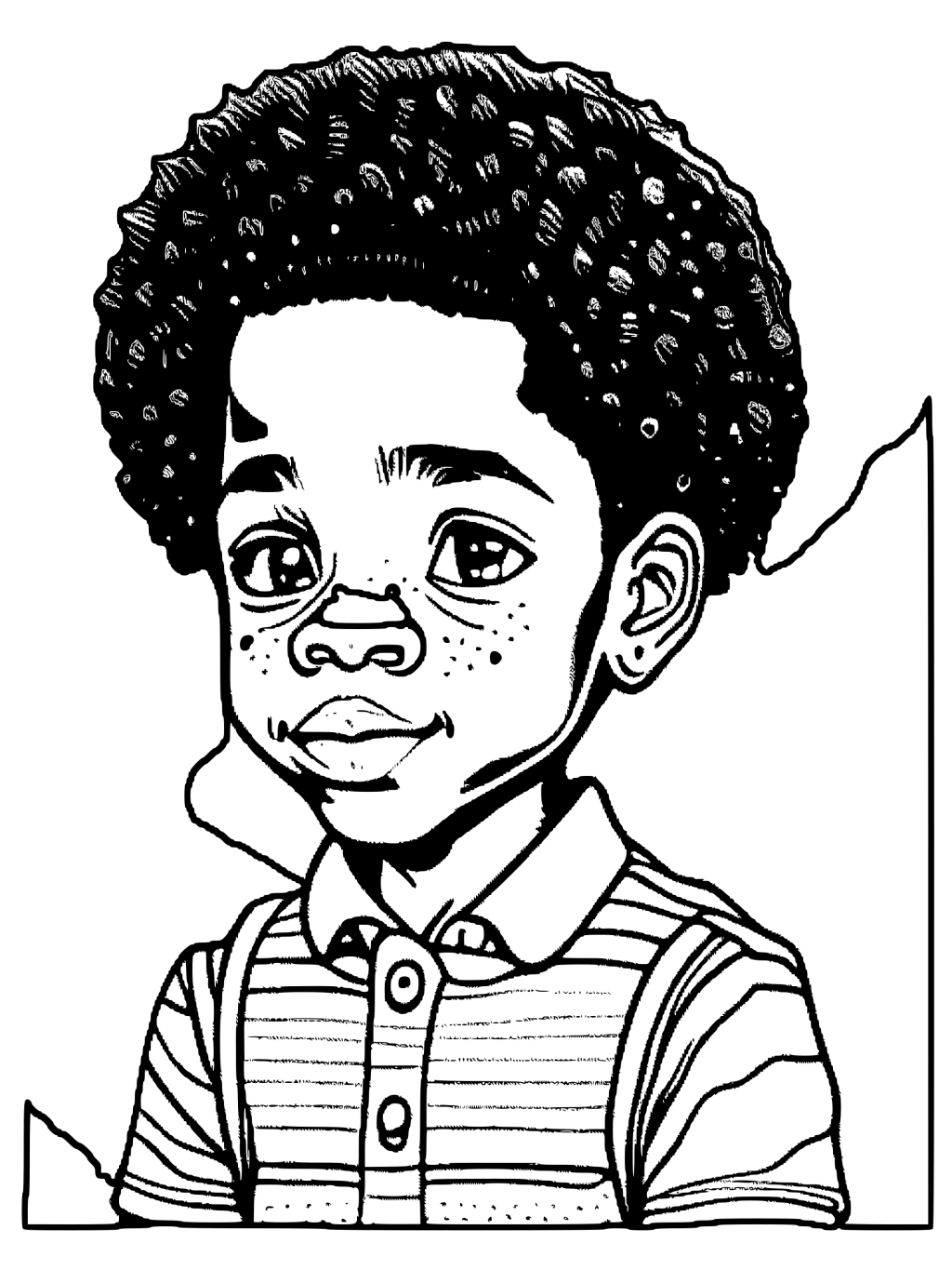 Black Kid Coloring Meme Coloring Pages