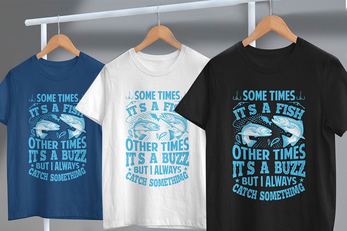 Fishing T-shirt Design, River, Illustrat Graphic by TSHIRTDESIGNEXPRESS ·  Creative Fabrica