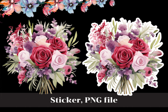 Pastel Floral Stickers Transparent PNG Graphic by Dreamwings Creations ·  Creative Fabrica