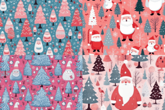 Cute Christmas Scrapbook Paper Graphic by Pro Designer Team · Creative  Fabrica