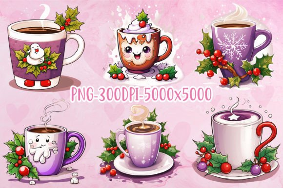 Cute Coffee Mugs Graphic by SR Design · Creative Fabrica
