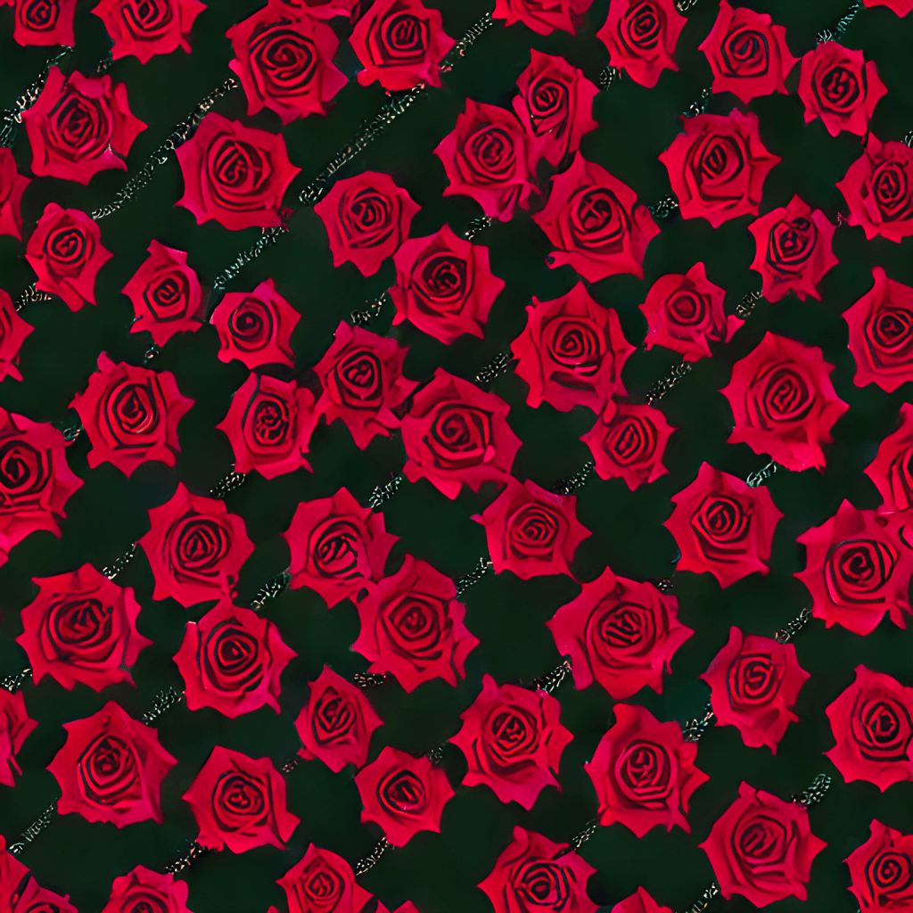 Dark Red Roses Digital Graphic · Creative Fabrica