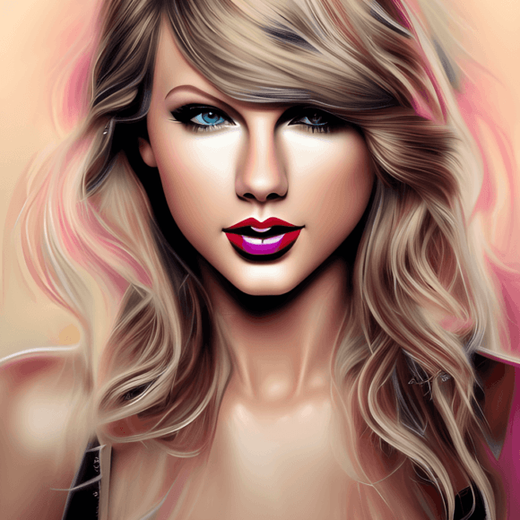 Fantasy Art Portrait of Taylor Swift  Hyper Detailed Realistic Glitter Community Content By Cathy Margaret