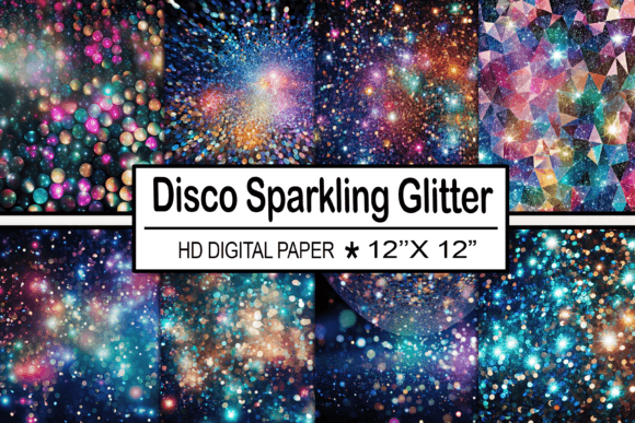 Disco Sparkling Glitter Graphic by Design Hut · Creative Fabrica