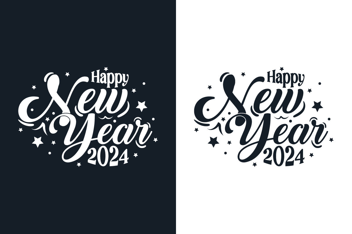 New Year 2024 Gold Confetti Background Illustration par pixeness · Creative  Fabrica