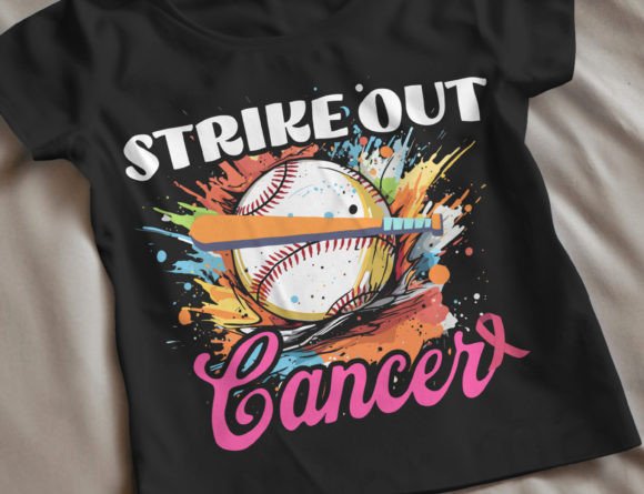 Strike out Breast Cancer Png, Awareness Graphic by DeeNaenon