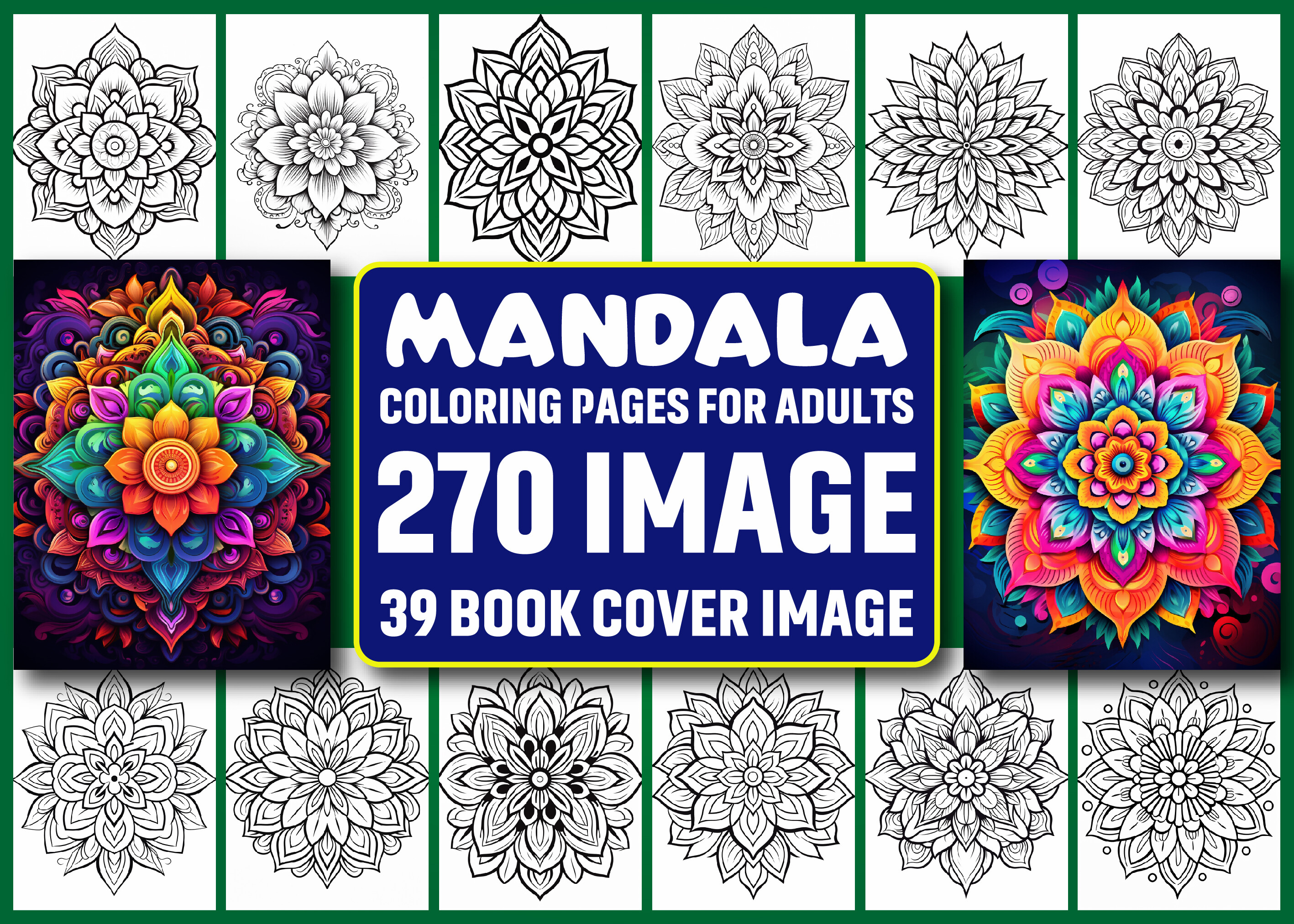 Mandala Coloring Pages, Mandala Coloring Book, Mandala Coloring