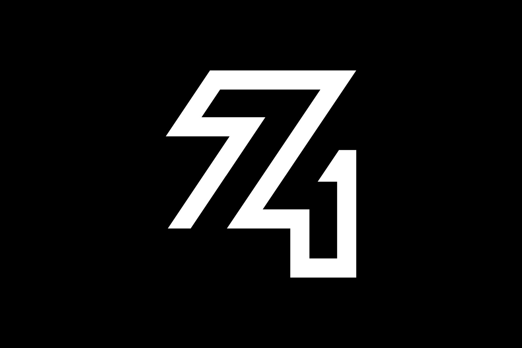 Number 74 47 Minimalist Logo Graphic by Sore.studios · Creative Fabrica