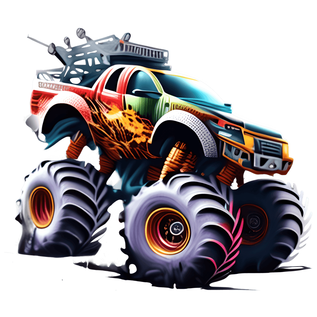 Viral Monster Truck Graphics · Creative Fabrica
