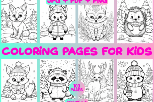 Winter Animals coloring book for kids ages 4-6: winter book for kids nature coloring  pages of animals lover. perfect gift for ages 3-7 (Paperback), Napa  Bookmine