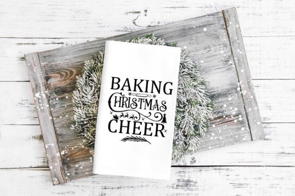 Christmas Kitchen Towels SVG Bundle Graphic by Regulrcrative · Creative  Fabrica